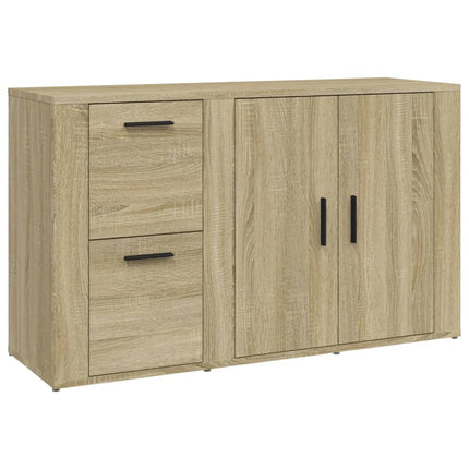 Skänk sonoma-ek 100x33x59,5 cm konstruerat trä