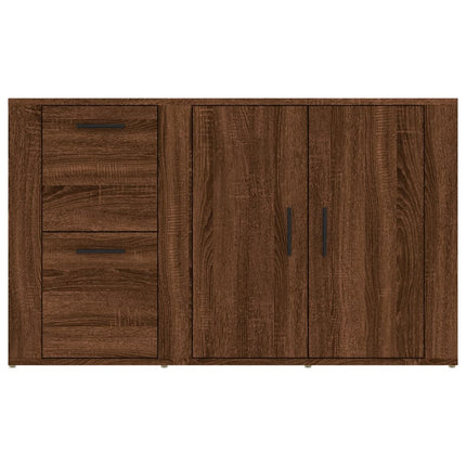 Skänk brun ek 100x33x59,5 cm konstruerat trä