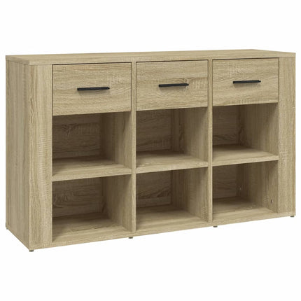 Skänk sonoma-ek 100x30x59,5 cm konstruerat trä