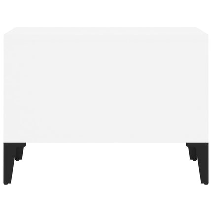 Soffbord vit 60x50x36,5 cm konstruerat trä