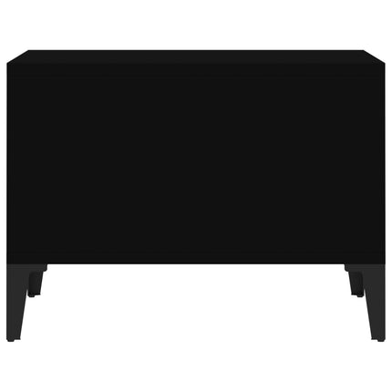 Soffbord svart 60x50x36,5 cm konstruerat trä