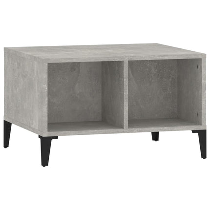 Soffbord betonggrå 60x50x36,5 cm konstruerat trä