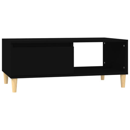 Soffbord svart 90x50x36,5 cm konstruerat trä