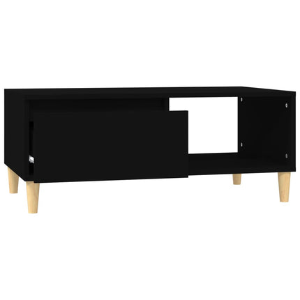 Soffbord svart 90x50x36,5 cm konstruerat trä