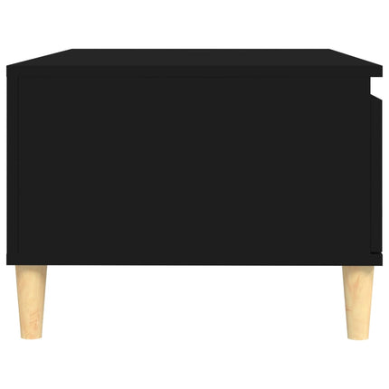 Soffbord svart 90x50x36,5 cm konstruerat trä