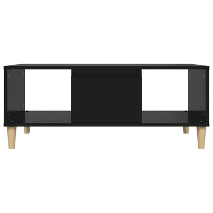 Soffbord svart 90x50x36,5 cm konstruerat trä