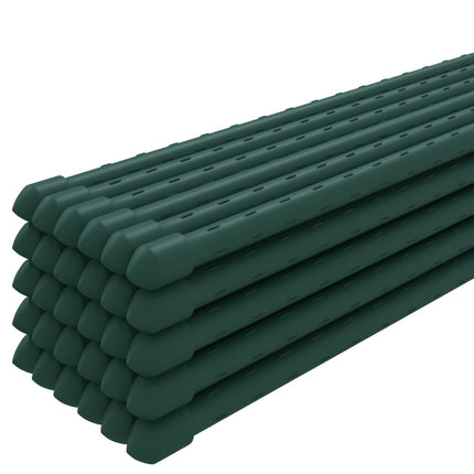 Växtstöd 30 st grön 90 cm stål