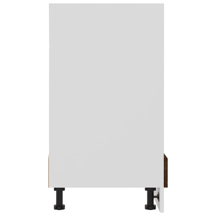 Köksskåp för ugn “Riga” rökfärgad ek 60x46x81,5 cm