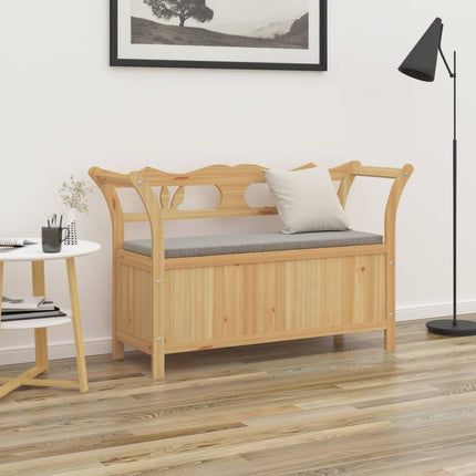 Trädgårdsbänk 107x45x75,5 cm massivt granträ