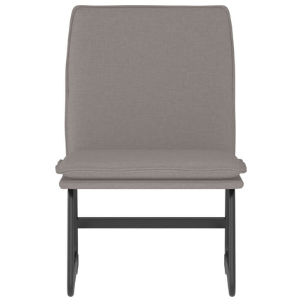 Loungestol taupe 52x75x76 cm tyg