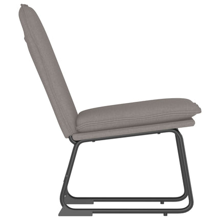 Loungestol taupe 52x75x76 cm tyg