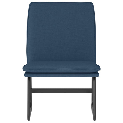 Loungestol blå 52x75x76 cm tyg