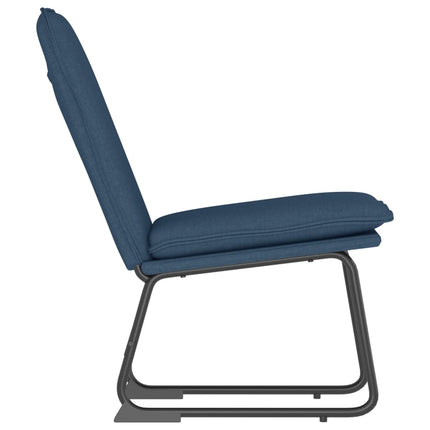 Loungestol blå 52x75x76 cm tyg