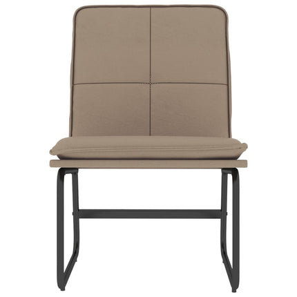 Loungestol cappuccino 54x75x76 cm konstläder
