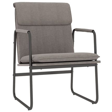 Loungestol taupe 55x64x80 cm tyg