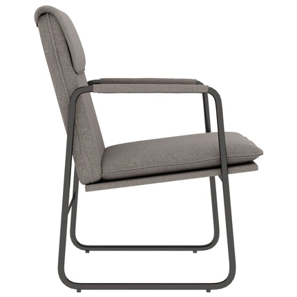 Loungestol taupe 55x64x80 cm tyg