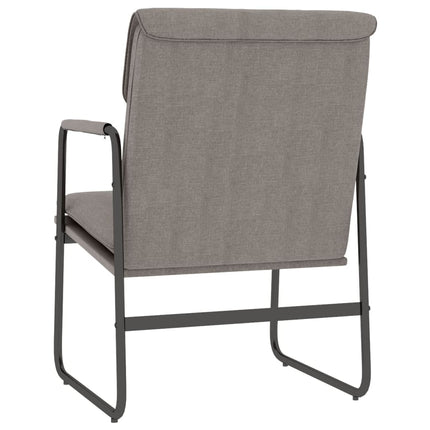 Loungestol taupe 55x64x80 cm tyg