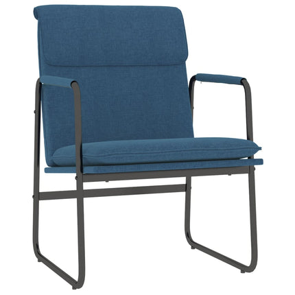 Loungestol blå 55x64x80 cm tyg