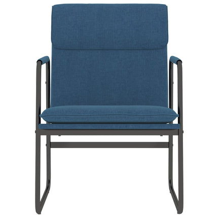 Loungestol blå 55x64x80 cm tyg