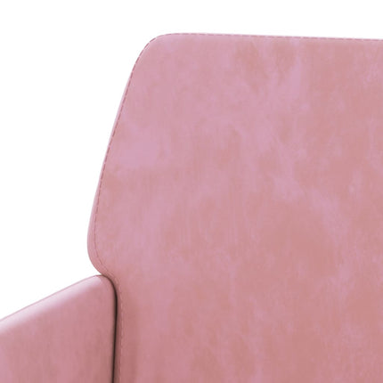 Bänk rosa 108x79x79 cm sammet