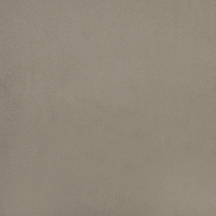 Bänk ljusgrå 110x76x80 cm sammet