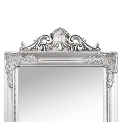 Fristående spegel silver 45x180 cm