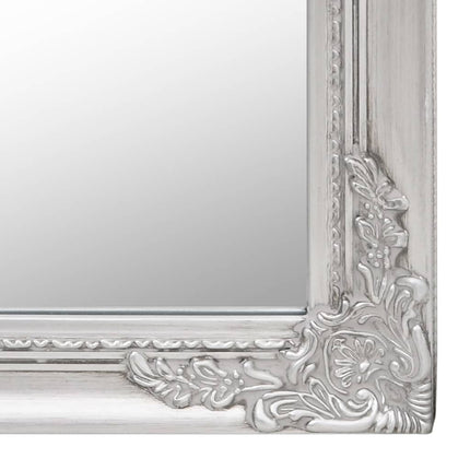 Fristående spegel silver 45x180 cm