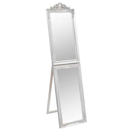 Fristående spegel silver 50x200 cm