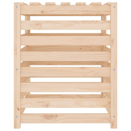 Kompostlåda 63,5x63,5x77,5 cm massiv furu