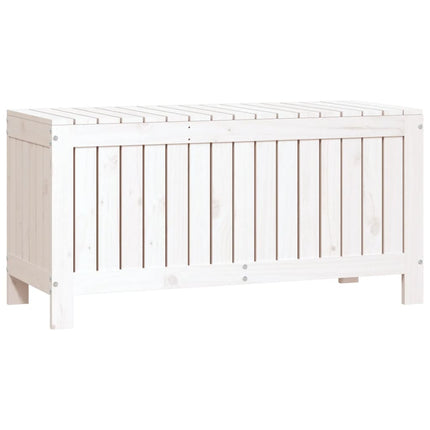 Dynbox vit 108x42,5x54 cm massiv furu