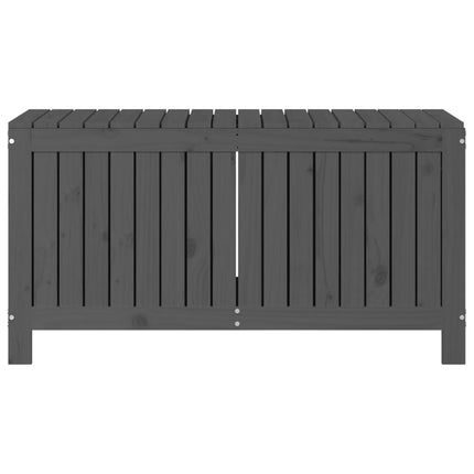 Dynbox svart 115x49x60 cm massiv furu