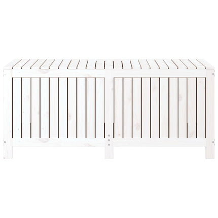 Dynbox vit 147x68x64 cm massiv furu