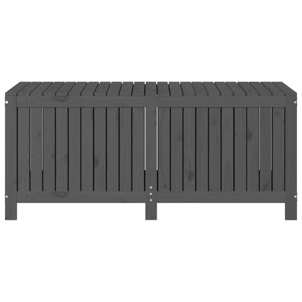 Dynbox grå 147x68x64 cm massiv furu