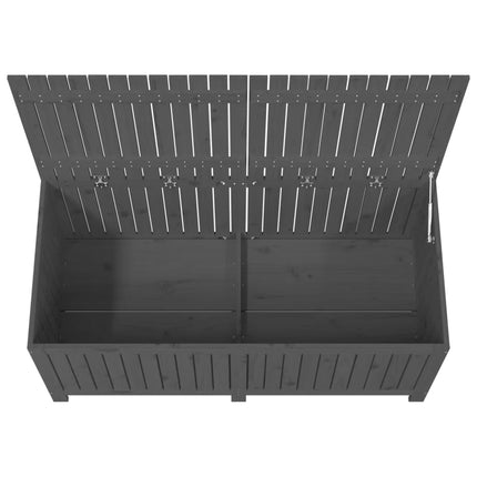 Dynbox grå 147x68x64 cm massiv furu