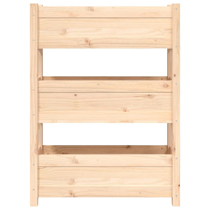 Odlingslåda 77x25x104,5 cm massiv furu