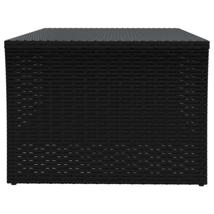 Soffbord svart 100x50x40 cm konstrotting
