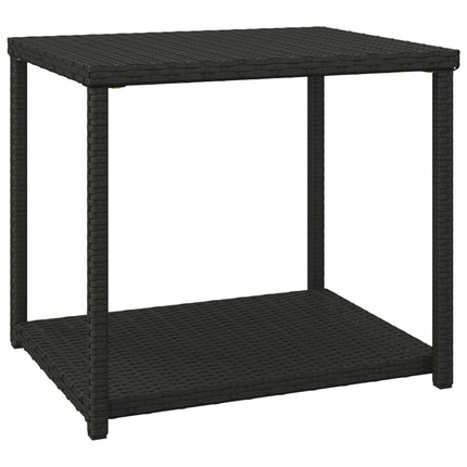 Sidobord svart 55x45x49 cm konstrotting