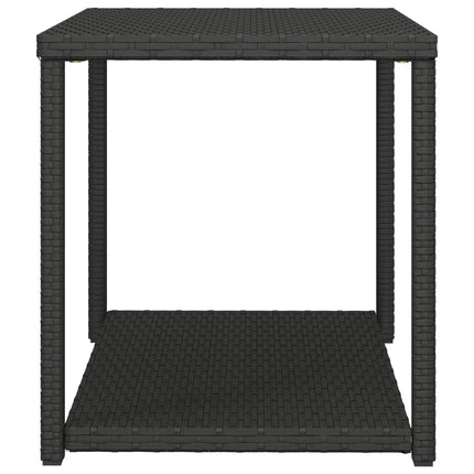 Sidobord svart 55x45x49 cm konstrotting