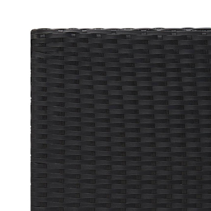 Sidobord svart 55x45x49 cm konstrotting