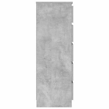 Byrå betonggrå 60x36x103 cm konstruerat trä