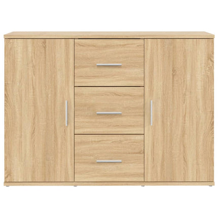 Skänk sonoma-ek 91x29,5x65 cm konstruerat trä