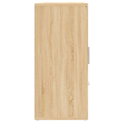 Skänk sonoma-ek 91x29,5x65 cm konstruerat trä