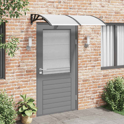 Entrétak svart 150x100 cm polykarbonat