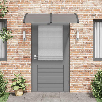 Entrétak svart 150x100 cm polykarbonat