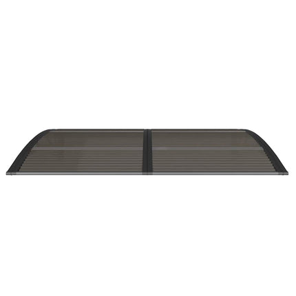 Entrétak svart 150x100 cm polykarbonat
