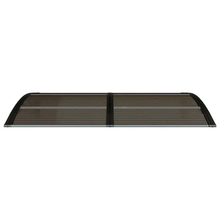 Entrétak svart 150x75 cm polykarbonat