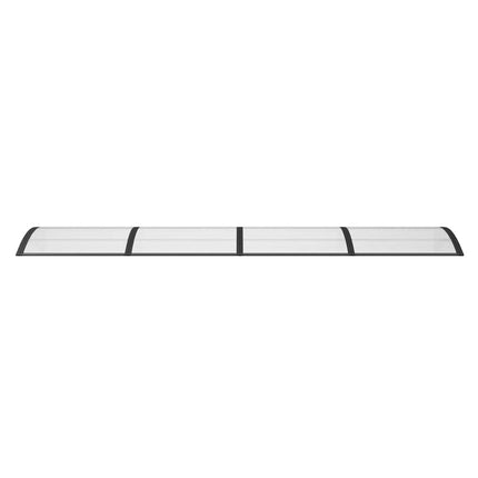 Entrétak svart 350x100 cm polykarbonat