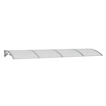 Dörrtak grå 350x100 cm polykarbonat