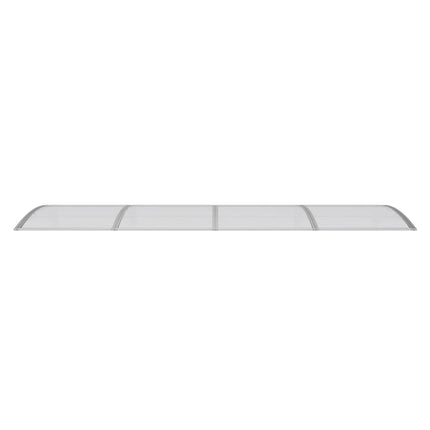 Dörrtak grå 350x100 cm polykarbonat