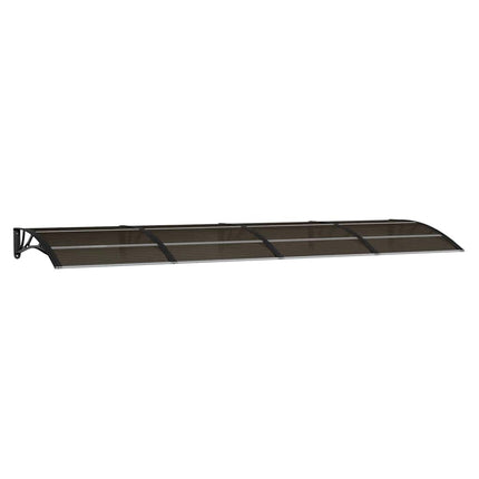Dörrtak svart 350x100 cm polykarbonat